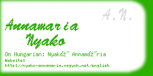 annamaria nyako business card